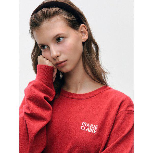 ウールロゴラウンドニット(MAFCKN16NRD)