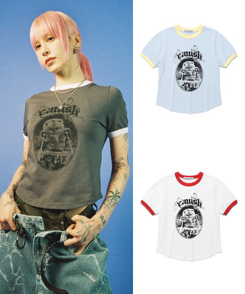 CAVISH ♥ INVADER SS TEE /追跡付 CAVISH ♥ INVADER PIGMENT SS TEE/追跡付 (CAVISH/Tシャツ