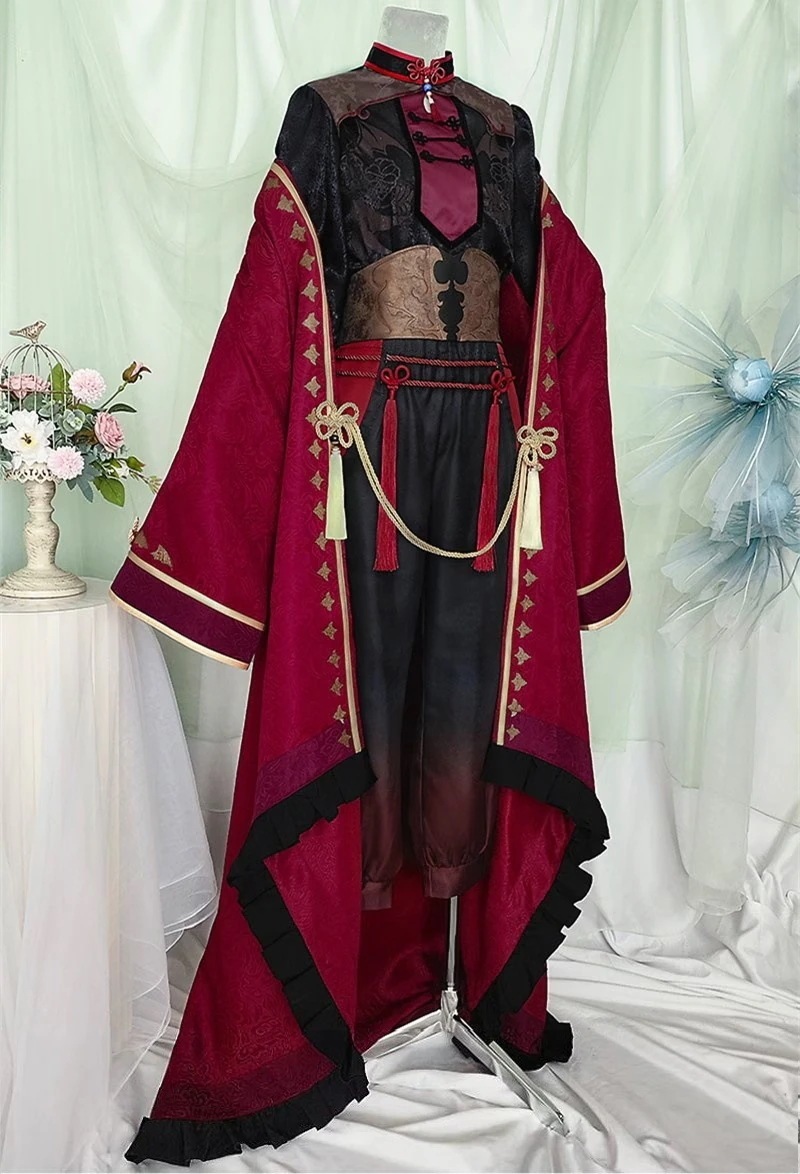 在庫品 VTuber バーチャルライバー 装服 仮装 葛葉約1年半ぶりの新衣装 葛葉 チャイナ服 コスプレ衣装 コスチューム ハロウィン