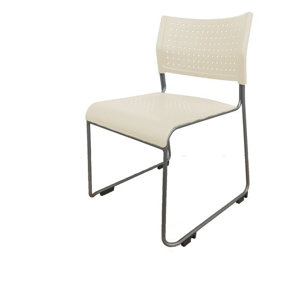 スタッキングチェア 背座樹脂 アイボリー ASL-110PP-IV 1脚 メーカー直送