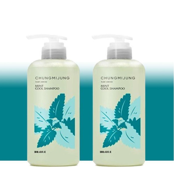 チョンミジョンシャンプー ハッカクールシャンプー クーリングシャンプー 500ml 2個 / SN