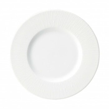 光洋陶器 ルミネール ホワイト＆ホワイト 27.5cmリムプレート 18000702