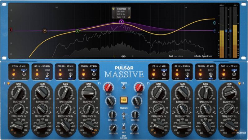 曼麗受動式EQ エフェクトプラグイン Pulsar Audio Pulsar Massive v1.0.8 Win