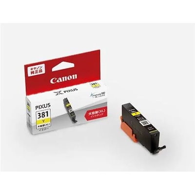 他サイト： インク キヤノン 純正 カートリッジ インクカートリッジ BCI-381XLY インクタンク イエローの商品画像