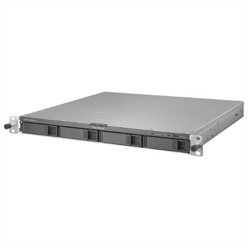 IOデータ　法人向け4ドライブラックマウントNAS 5年保証 16TB ブラック　HDL4-LV16U