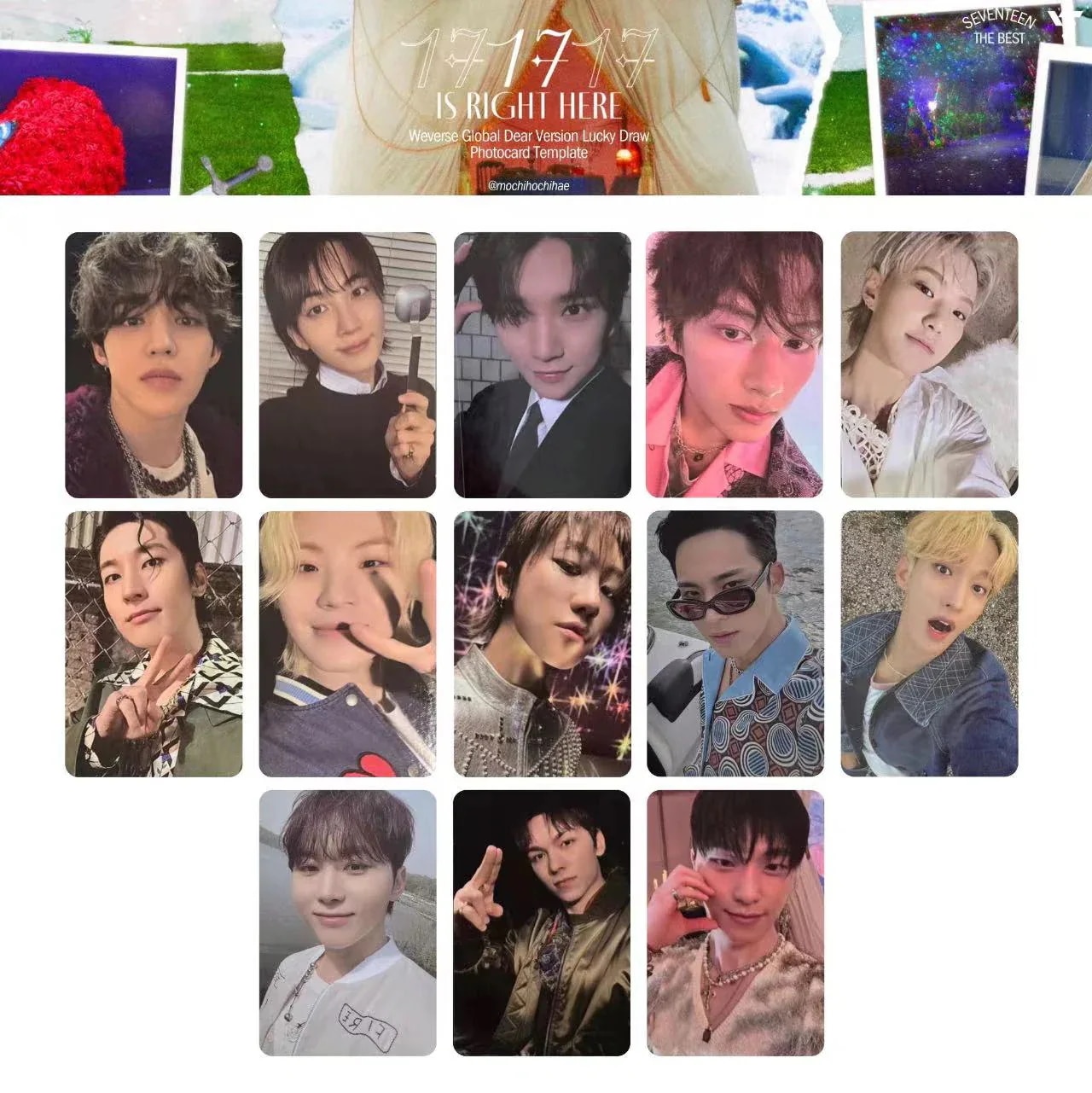seventeen 感謝祭2024 wvs特典 メンバ