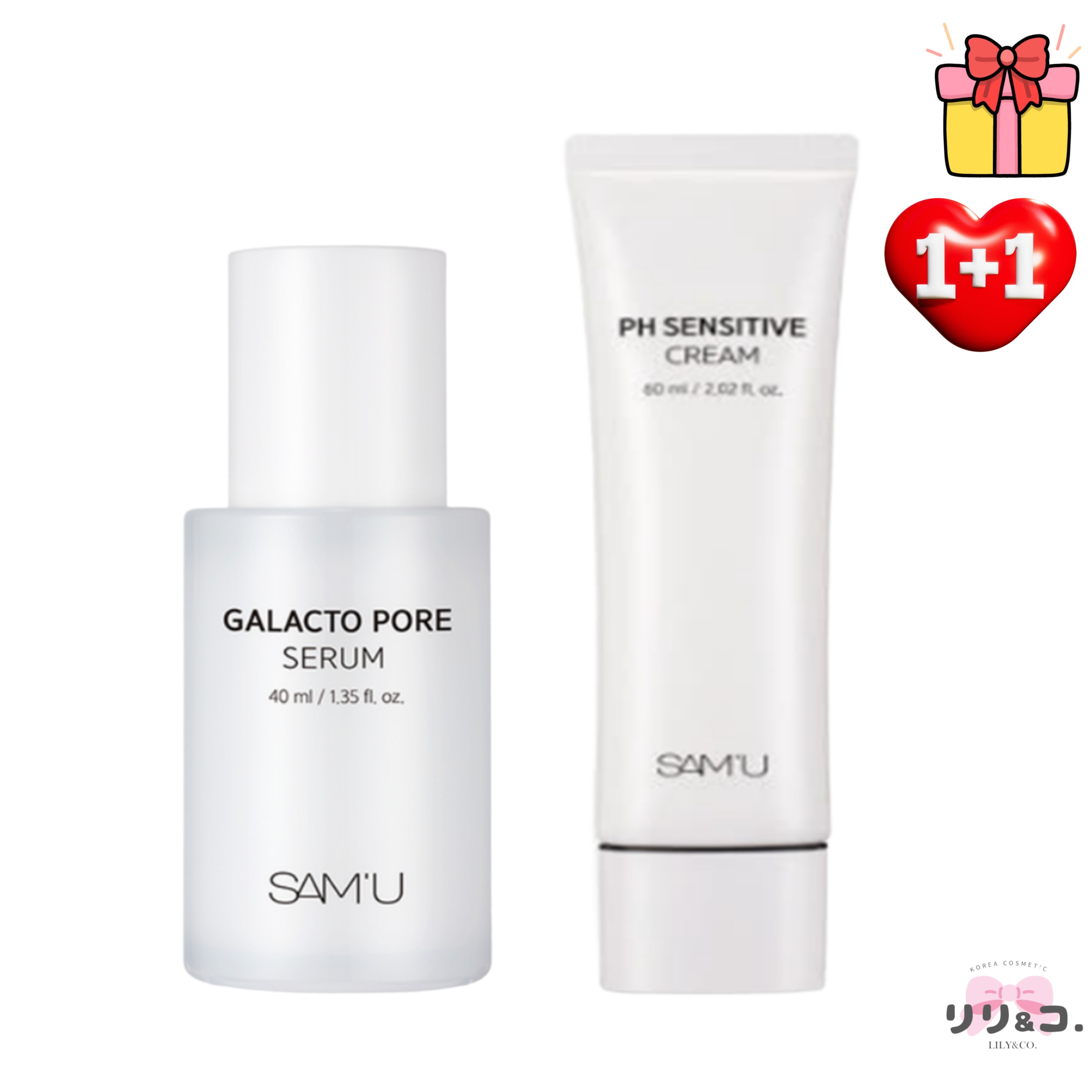 [NEW 韓国人気] ガラクト ポア セラム 40ml+ PH センシティブ クリーム 60ml ブラックヘッド 黒ずみ 韓国コスメ 毛穴 鎮静ケア 毛穴開き 導入美容液 毛穴 引き締め 鎮静 色素沈
