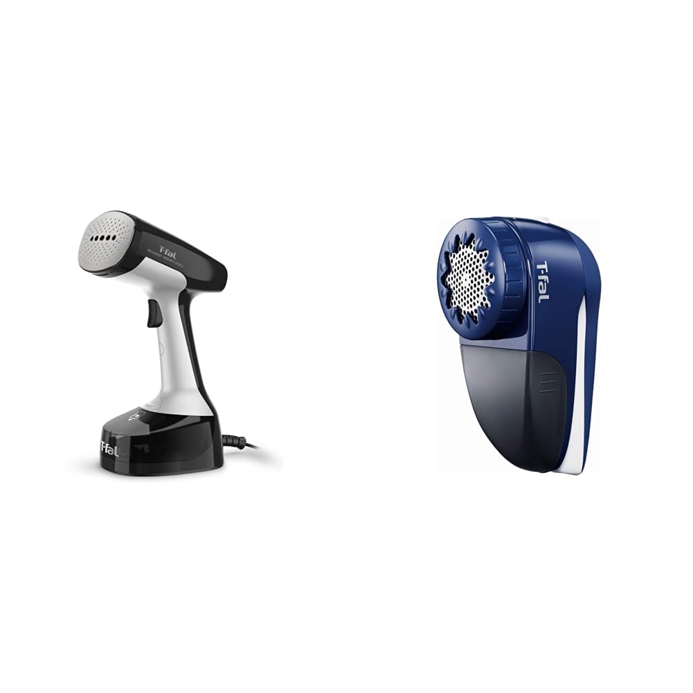 【Amazon.co.jp限定】 ティファール 衣類スチーマー 軽量なのにパワフル連続スチーム かけたままシワ伸ばし専用タイプ 「アクセススチーム イージー ブラック＆ホワイト」脱臭 除菌 スチームア 11,222円