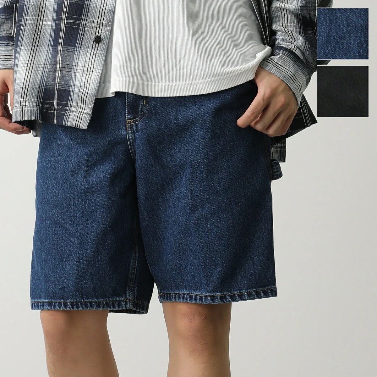 Carhartt カーハート ハーフパンツ SINGLE KNEE SHORT シングル ニー ショーツ I032026 メンズ デニムパンツ ジーンズ ショートパンツ Gパン カラー2色