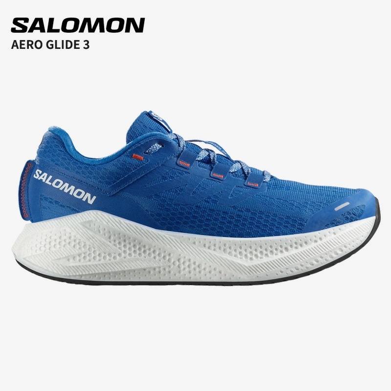 サロモン メンズ 超軽量 ランニングシューズ SALOMON エアロ グライド スリー 厚底 シューズ L47810500