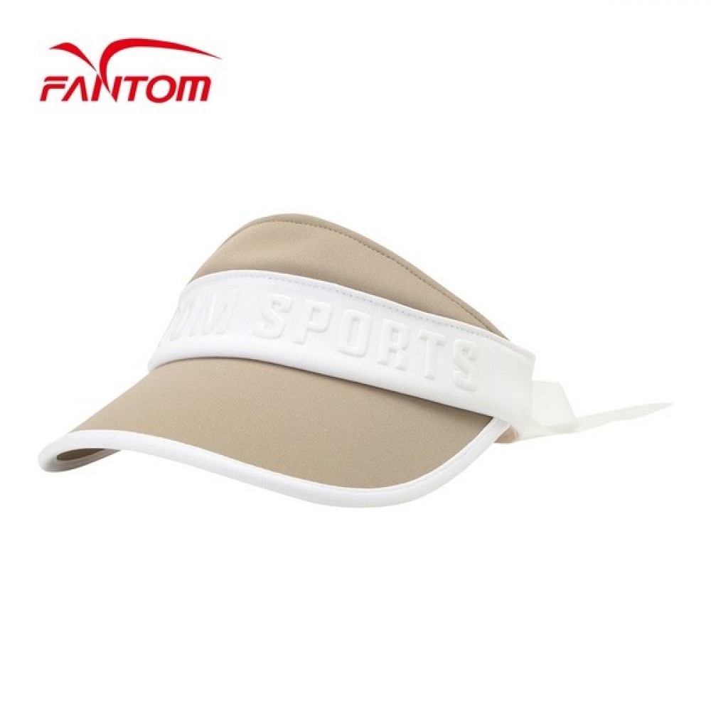 [Phantom] レディース配色バックリボンサンバイザー