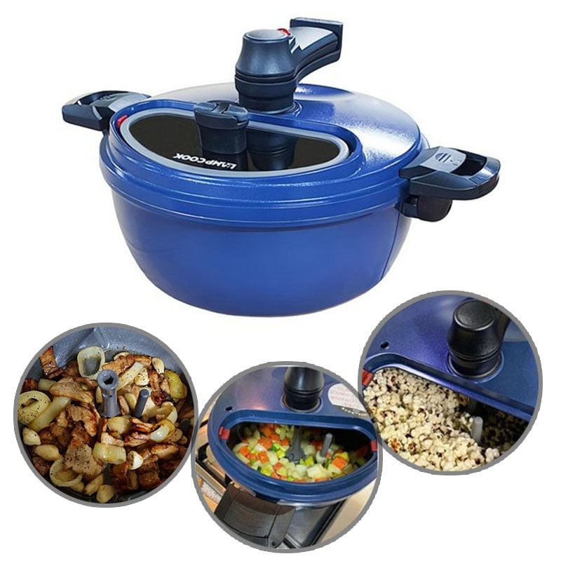 韓国ヒット商品 インダクション 自動回転鍋 HS-0010(4-5人用)