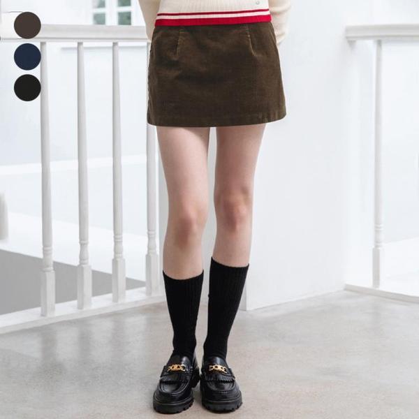 女性コーデュロイショートパンツスカート OP4W5652