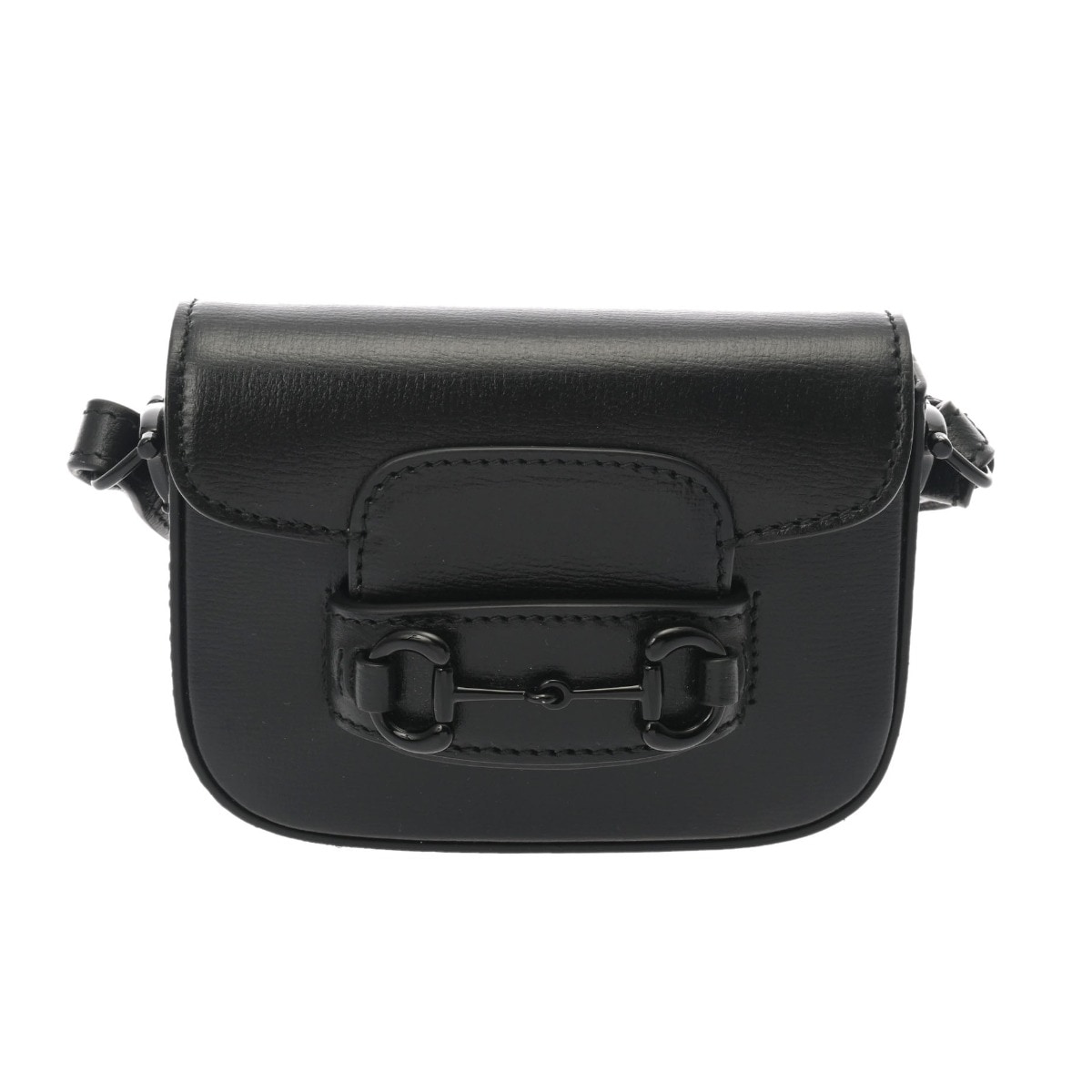 ミニ ホースビット 1955 2WAYバッグ ブラック 726863 レディース レザー ショルダーバッグ 新同 中古 銀蔵