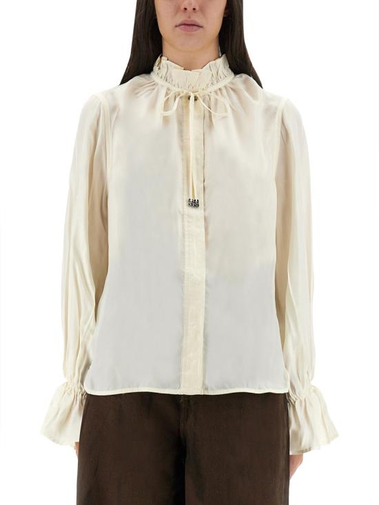 GANNI Women Shirts W0928 135 IVORY