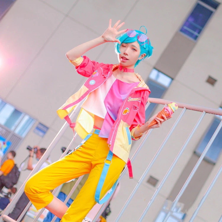 1537ES あんさんぶるスターズ SUMMER SNOW 深海奏汰 コスプレ衣装 コスチューム ハロウィン 変装 仮装