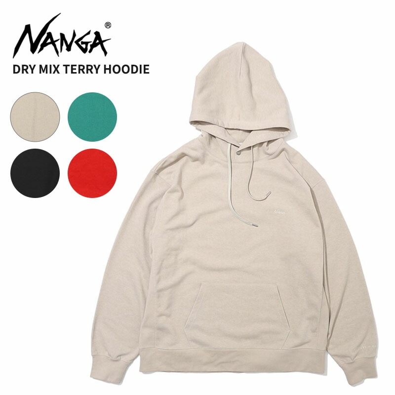 ナンガ スウェット パーカー メンズ レディース NANGA ドライミックス テリー フーディー プルオーバートップス N2530-1Q102A