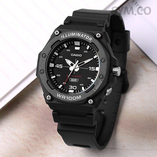 MW-620H-1A 視認性の良いアウトドアアナログスポーツメンズウレタン時計 d