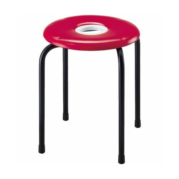 ドーナツイス φ320x高さ420mm レッド TDNT-R 1脚 完成品