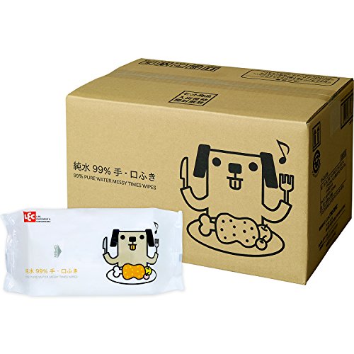 純水99% ウエットシート 手口ふき 「ポチ」 60枚入20個 (1200枚)