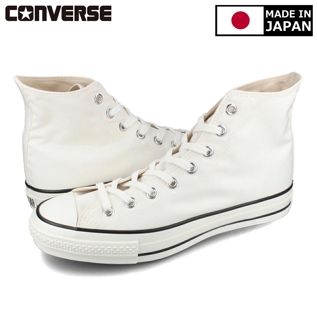 CANVAS ALL STAR J HI WHITE 【MADE IN JAPAN】