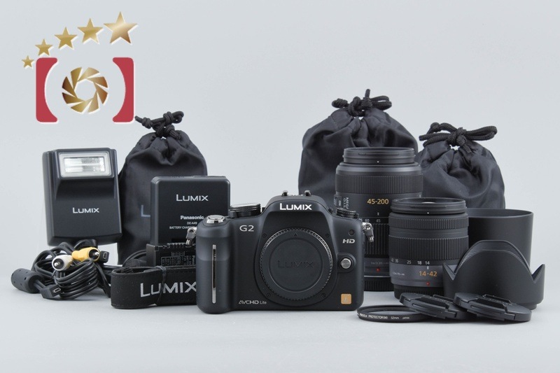 LUMIX DMC-G2 ダブルズームレンズキット コンフォートブラック シャッター回数僅少