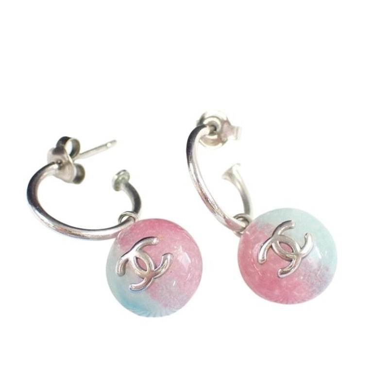 ピアス ココマーク メタル - フープピアス ピンク ブルー シルバー系 アクセサリー ジュエリー 小物 ブランド ギフト 誕生日プレゼント 女性 彼女【本物保証】