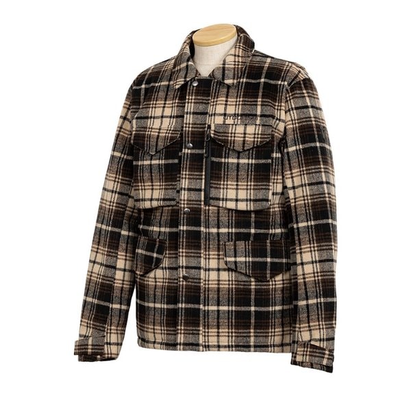 秋冬 UNJ131 アーバンフィールドジャケット メンズ ブラウンチェック LLサイズ UNJ131/BROWN CHECK/LL