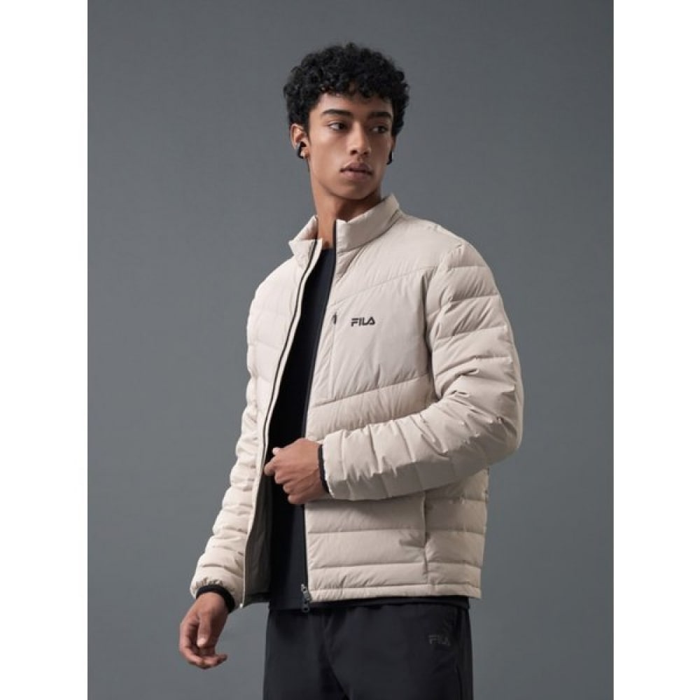 フィラ 男性 ストレッチ チューブ 軽量 ダウン レギュラーフィット - FS2DJG4201M