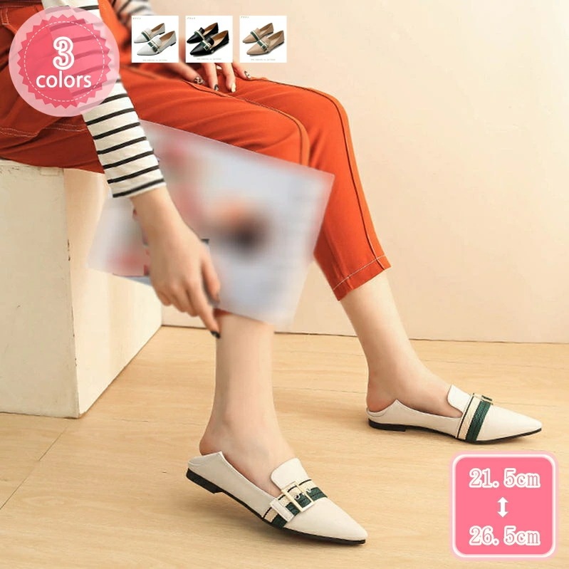 1000円OFFクーポン ぺたんこ靴 無地 フラット かわいい おしゃれ プレーンパンプス レディース シンプル オシャレ ペタンコ フラットシューズ ポインテッドトゥ 走れる 痛くない 歩きやすい