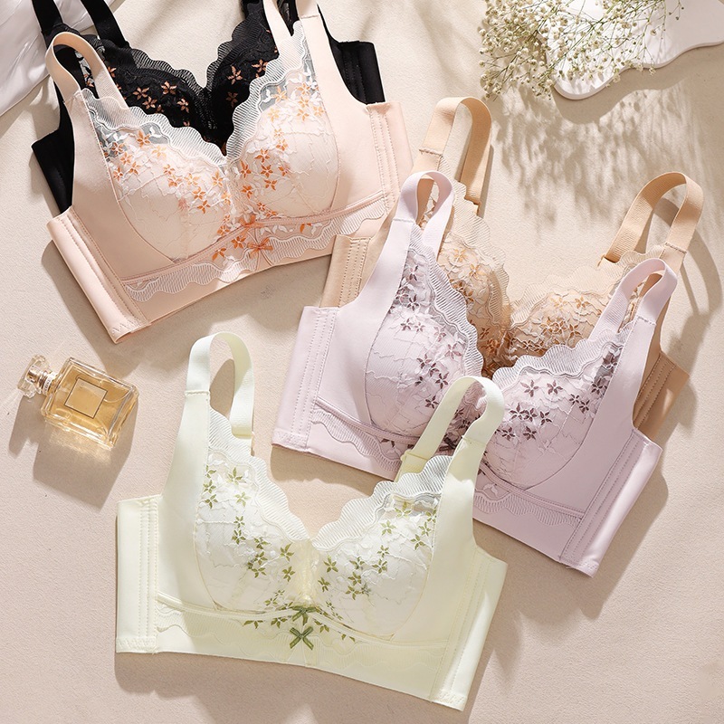 10個セット 2025秋冬ノンスチールループ集収副乳ブラ