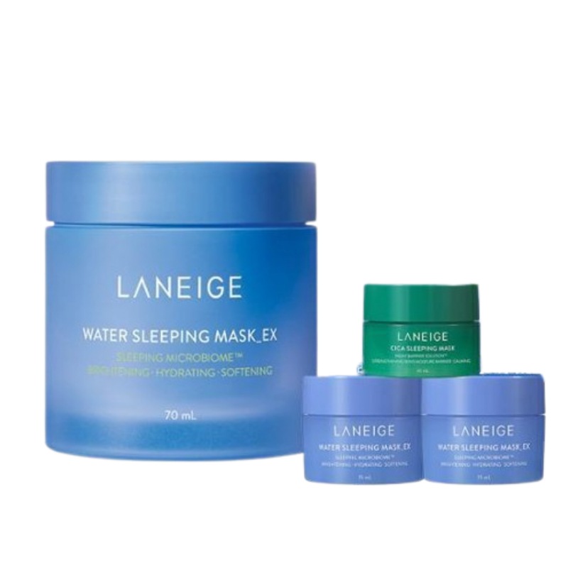 ウォーター スリーピングマスク 本品70ml+ミニ30ml+シカミニ10ml / 韓国コスメ 人気 保湿 洗い流す スリーピングマスクパック