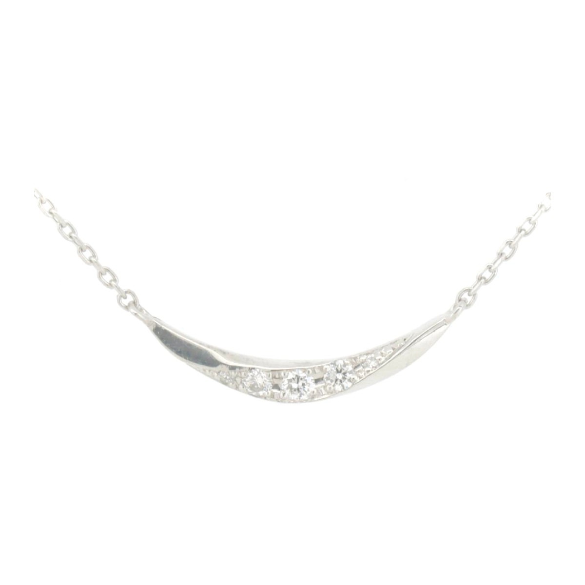 ダイヤモンド ネックレス 0.04ct Pt950(プラチナ) /Pt850(プラチナ) 質屋出品