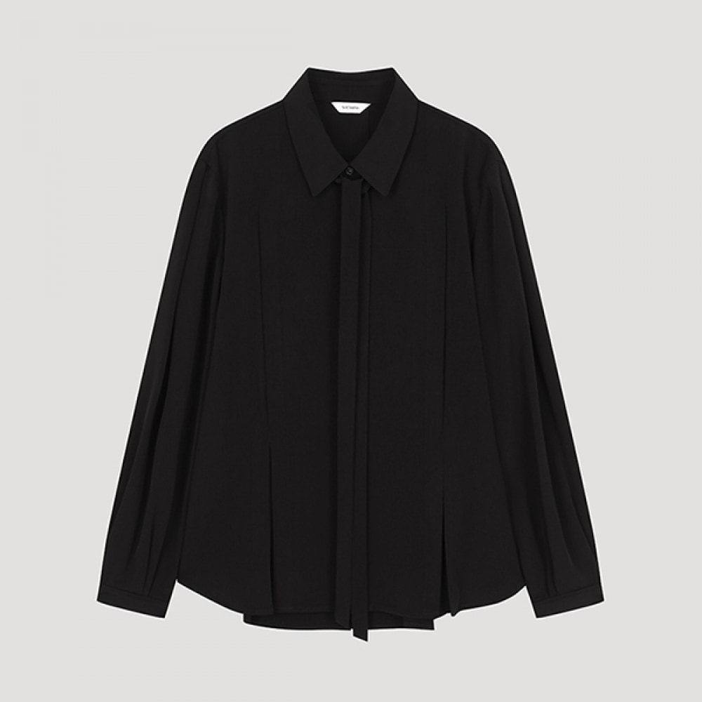 (シーズミス) タイストラップブラウス_SWWBLO41050_BK