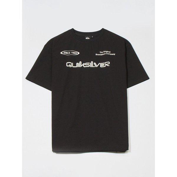 Omniロゴ半袖Tシャツ (QF21ST072BLK)