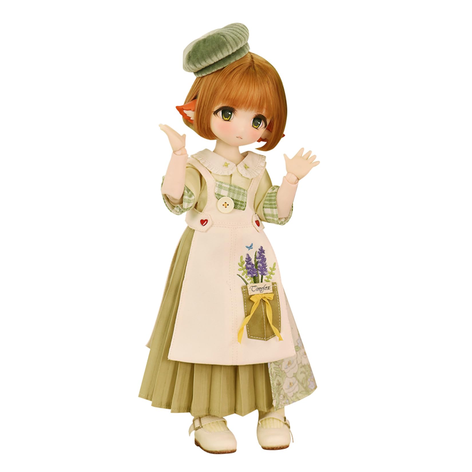 TinyFox 1/6 スケール 球体関節人形 女 キツネ カエル少女 BJDドール 可動 フィギュア 身長27.5CM 仮装 プリンセス風 可愛い PVC＆ABS製