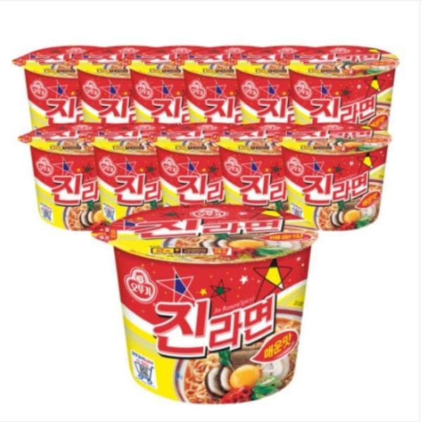 （NEW） ジンラーメン 辛口容器カップラーメン 110g 12個 1BOX×3個