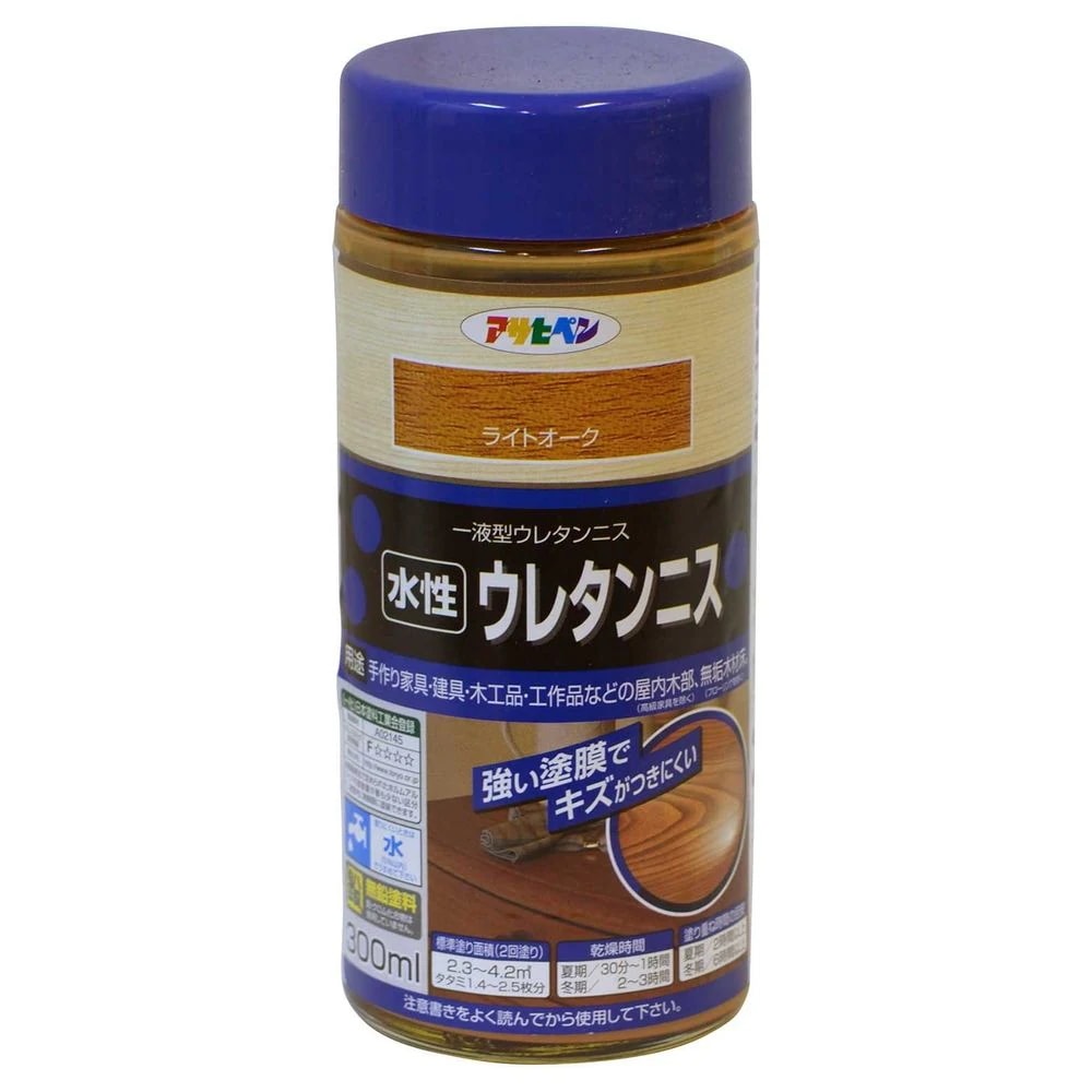 （まとめ買い）水性ウレタンニス 300ml ライトオーク [x3]