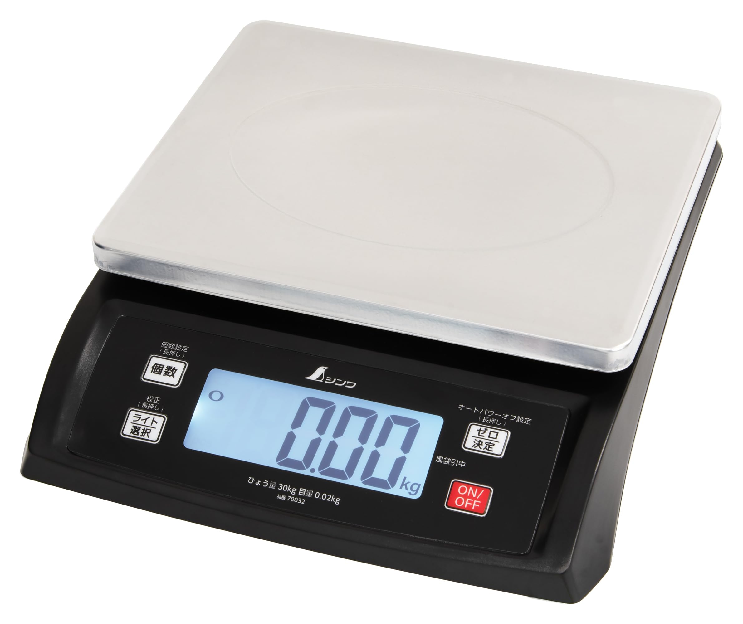 シンワ測定(Shinwa Sokutei) デジタルはかり SD 取引証明以外用 30 70032