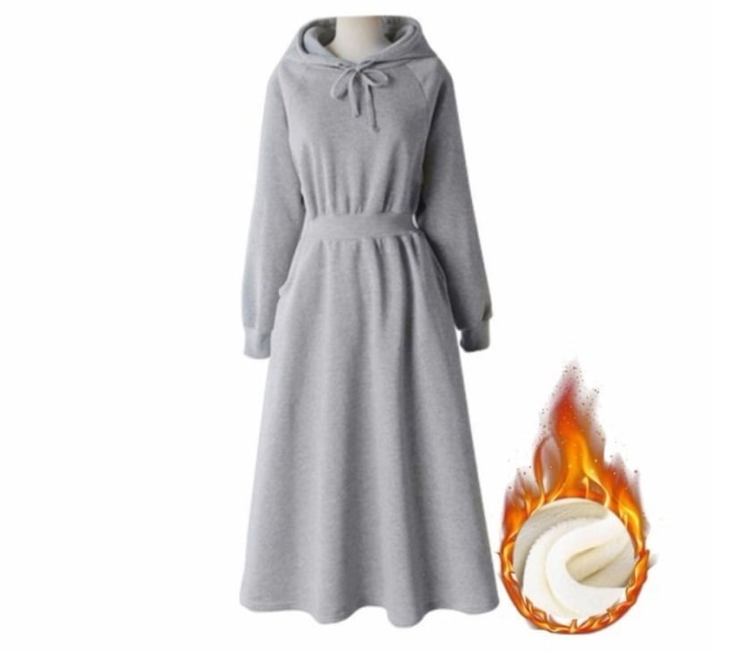 【2025新作入荷】裏起毛 ワンピース 秋 冬 ロング 長袖 パーカーワンピース スウェットワンピース aライン フレア ワンピ 着痩せ きれいめ タック入り 大