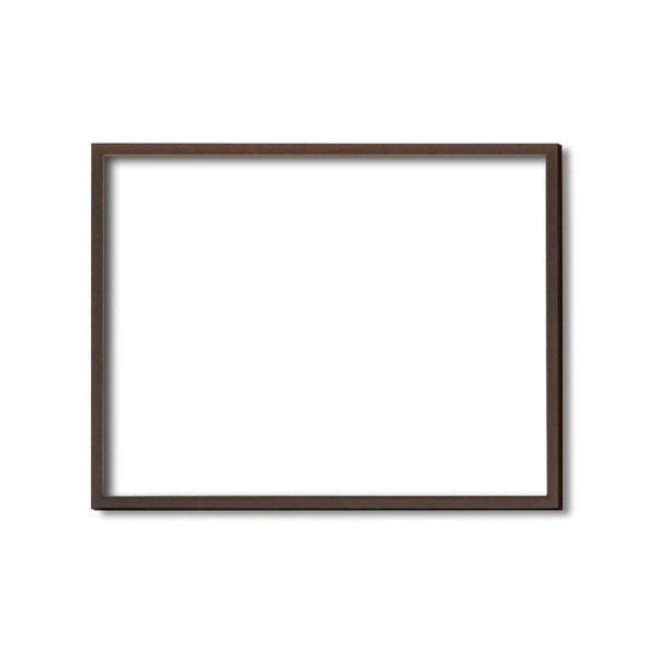 デッサン額縁/フレーム 半切サイズ 545424mm ブラウン 壁掛けひも/アクリル付き 化粧箱入り 5767