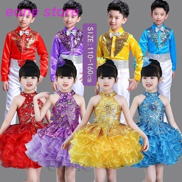 ワンピース ステージ衣装 キッズ [10月推奨/20%OFF]ダンス衣装 スパンコール 140 女の子 120 演出服 舞台 発表会 110 子供 キラキラ 160 ダンスウェア 130 150