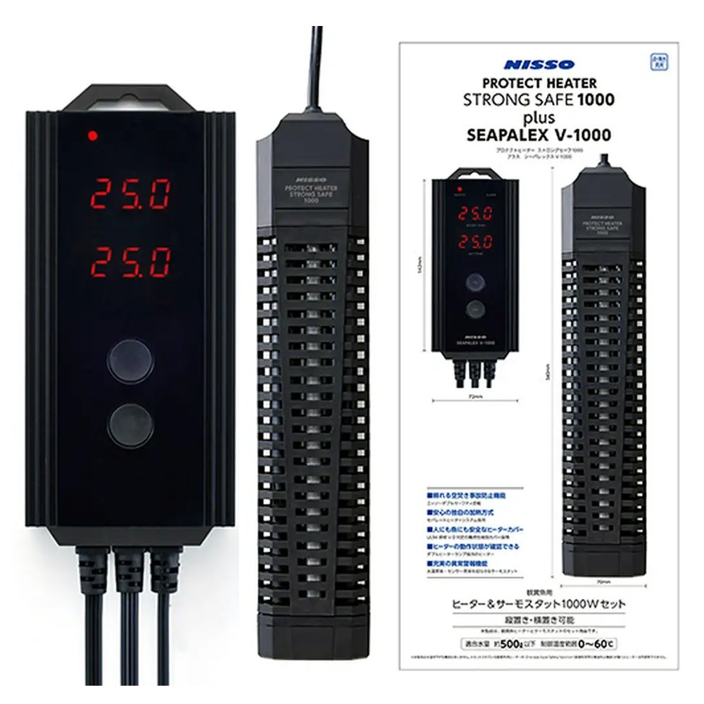 ニッソー　プロテクトヒーターストロングセーフ１０００＋シーパレックスＶ－１０００　９０ｃｍ水槽ー　アクアリウム　熱帯魚　ＣＲＣ10―23―40―50―00 20,340円
