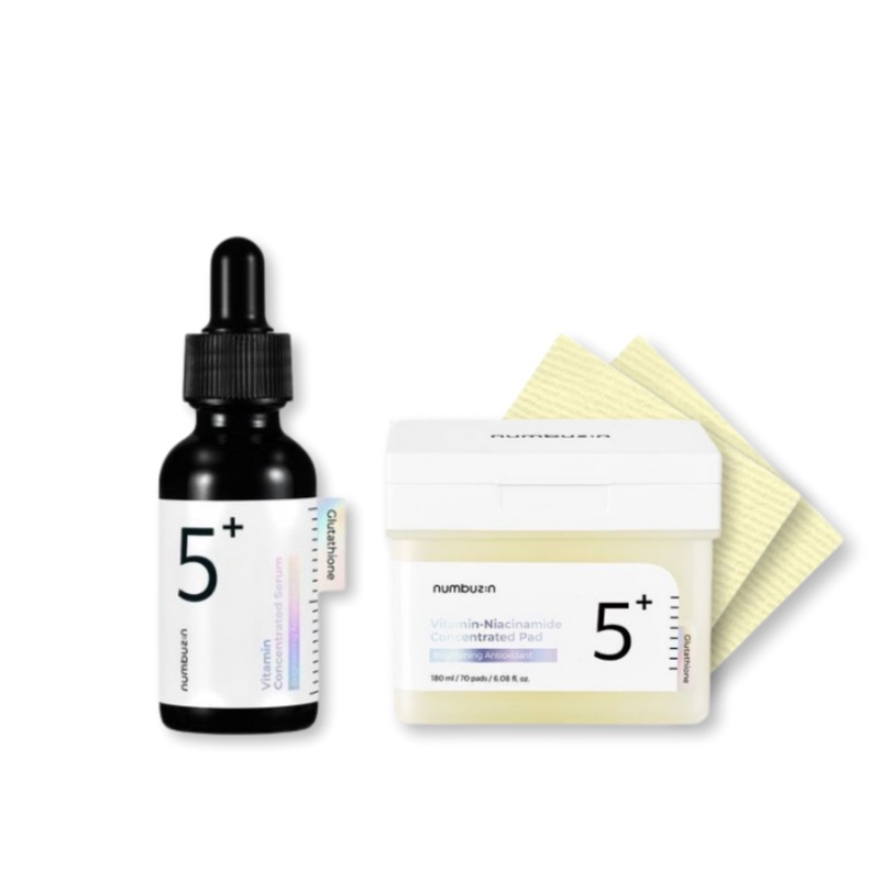 【正規品】 5番 グルタチオンC跡アンプル 30ml + 跡付きフィルムパッド 70枚 セット