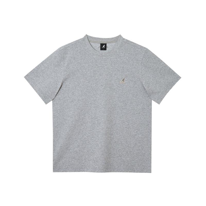 エッセンシャルTシャツ2817メランジグレー