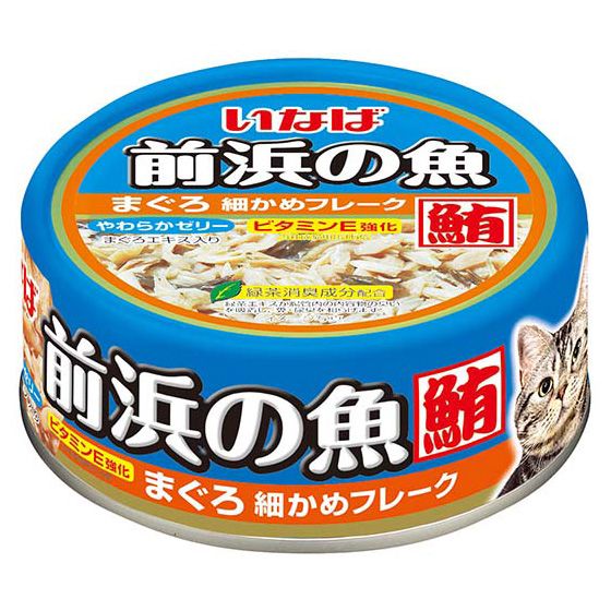 （まとめ買い）前浜の魚 まぐろ 細かめフレーク 115g IWF-154 猫用フード [x24]