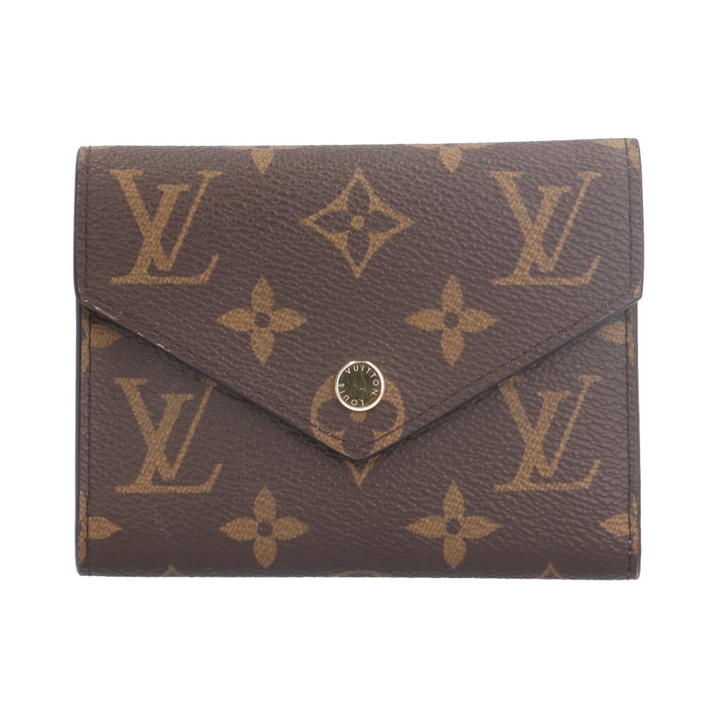 ルイヴィトン ポルトフォイユヴィクトリーヌ モノグラム 三つ折り財布 モノグラムキャンバス M62360 LOUIS VUITTON 中古