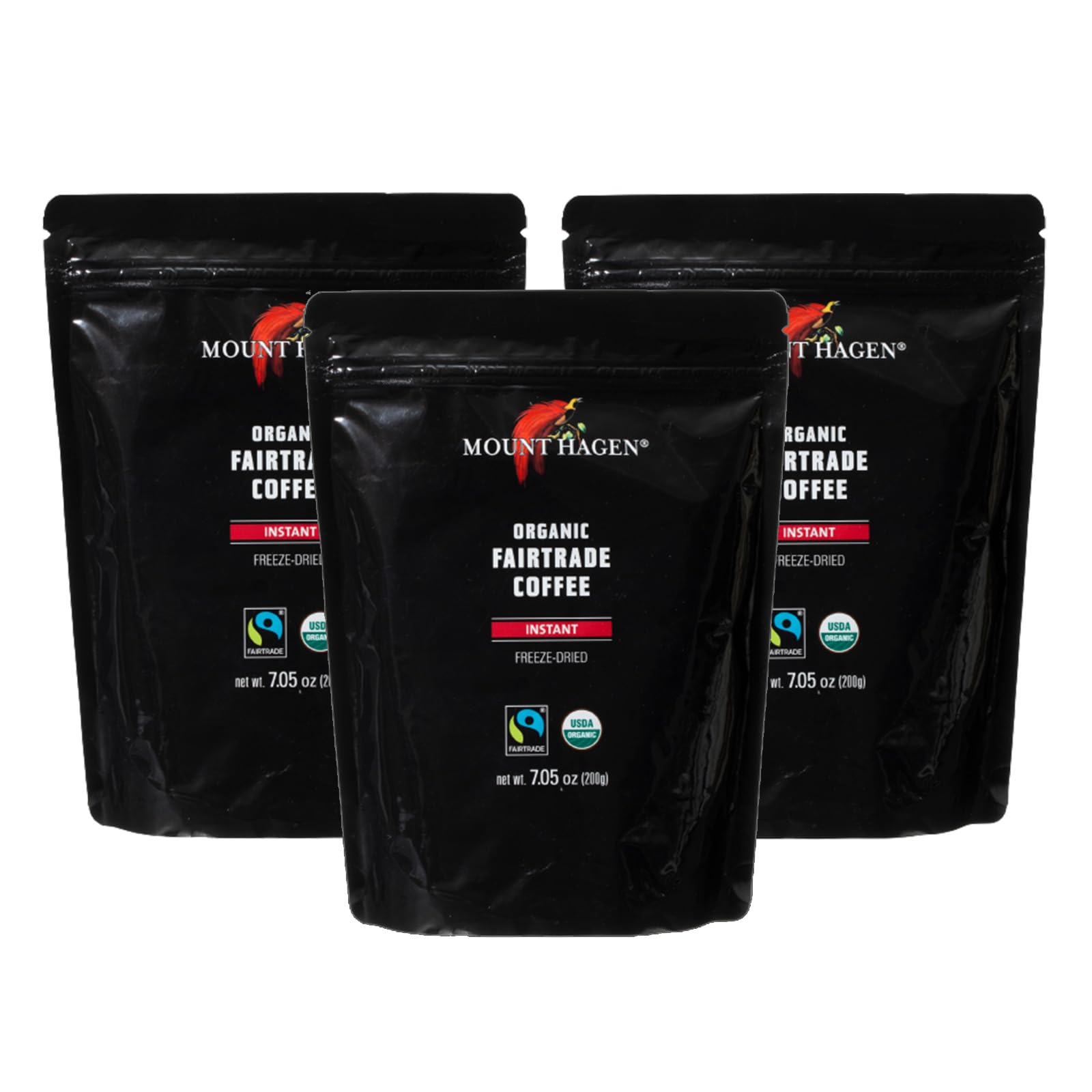 マウントハーゲン オーガニックフェアトレードインスタントコーヒー 詰替用 200g×3個