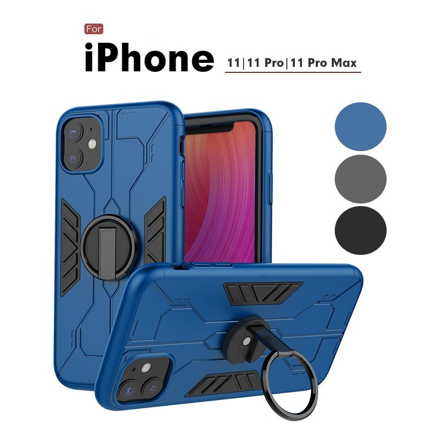 ファッション SkyblueiPhone 落下防止 スマホリング一体型 Maxケース Pro 11 iPhone 耐衝撃 背面保護 Proケース 11 iPhone スタンド機能付き 11リング付きケース iPhone 11