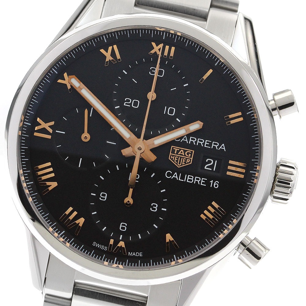 タグホイヤー TAG HEUER CBK2113.BA0715 カレラ キャリバー16 日本限定400本 自動巻き メンズ 良品 保証書付き_904443【中古】